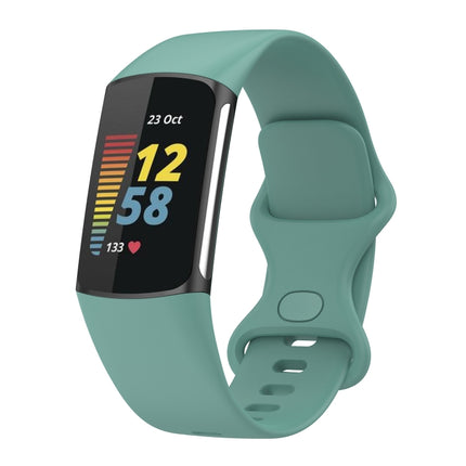 For Fitbit Charge 5 Silicone Replacement Strap Watchband, L