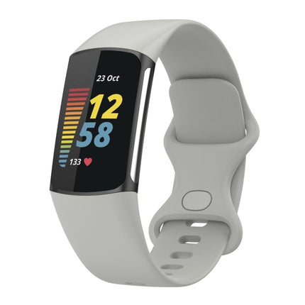 For Fitbit Charge 5 Silicone Replacement Strap Watchband, L