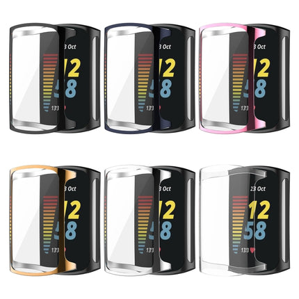 Full Coverage TPU Electroplating Protective Case Cover, For Fitbit Charge 5