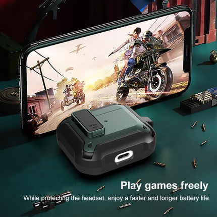 Funda protectora de silicona Bumblebee a prueba de golpes para auriculares inalámbricos con interruptor, para AirPods 3