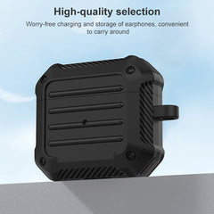 Wireless Earphones Shockproof Carbon Fiber Luggage TPU Protective Case, For AirPods 3