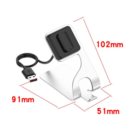 Portable Magnetic Metal Charger Holder, For Fitbit Charge 5