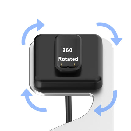 Portable Magnetic Metal Charger Holder, For Fitbit Charge 5