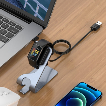 Portable Magnetic Metal Charger Holder, For Fitbit Charge 5