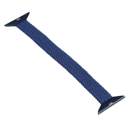 Small Waist Single Loop Nylon Braid Replacement Watchband For Apple Watch Series 7 41mm / 6&SE&5&4 40mm / 3&2&1 38mm, S 135mm, M 145mm