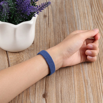 Small Waist Single Loop Nylon Braid Replacement Watchband For Apple Watch Series 7 41mm / 6&SE&5&4 40mm / 3&2&1 38mm, S 135mm, M 145mm