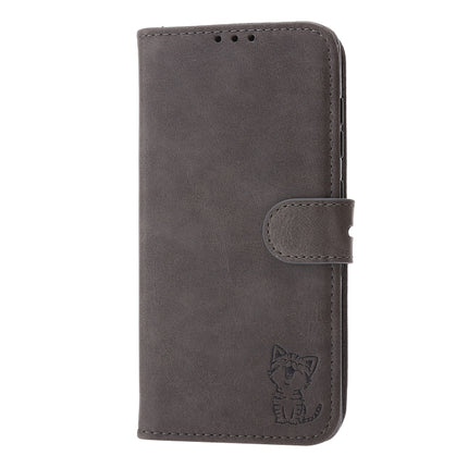 Embossed Happy Cat Pattern Horizontal Flip Leather Case with Holder & Card Slots & Wallet, For Xiaomi Redmi Note 10 Pro 5G, For Xiaomi Redmi 10, For Xiaomi Mi 11, For Xiaomi Mi 11T