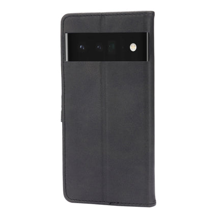 Embossed Happy Cat Pattern Horizontal Flip Leather Case with Holder & Card Slots & Wallet, For Google Pixel 6, For Google Pixel 6 Pro
