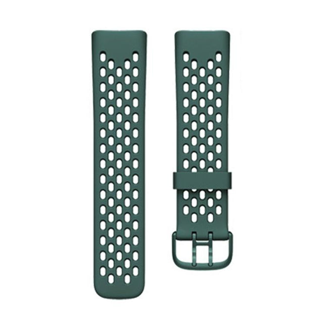 Silicone Hole Replacement Strap Watchband, For Fitbit Charge 5