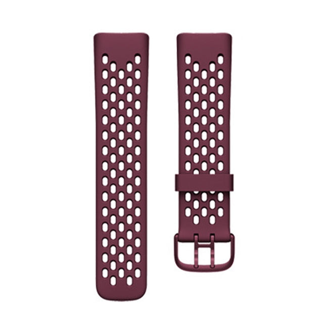 Silicone Hole Replacement Strap Watchband, For Fitbit Charge 5