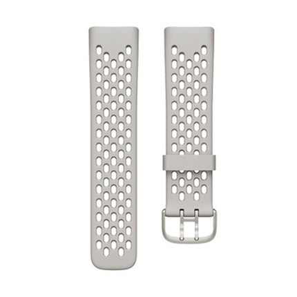 Silicone Hole Replacement Strap Watchband, For Fitbit Charge 5