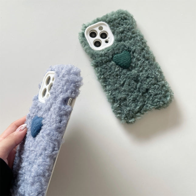 Plush Heart Soft Protective Case, For iPhone 11 Pro