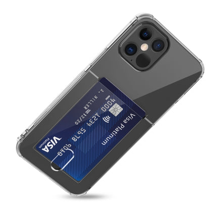 TPU Transparent Protective Case with Card Slots, For iPhone 13 Pro Max, For iPhone 13 Pro, For iPhone 13, For iPhone 13 mini