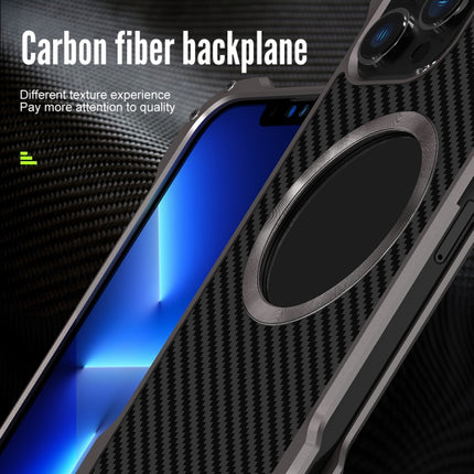 R-JUST RJ51 Hollow Shockproof Metal Protective Case, For iPhone 13, For iPhone 13 Pro, For iPhone 13 Pro Max