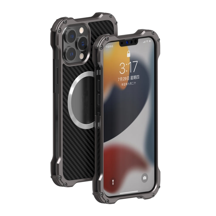 R-JUST RJ51 Hohl Stoßfest Metall Schutzhülle, Für iPhone 13 mini, Für iPhone 13, Für iPhone 13 Pro, Für iPhone 13 Pro Max