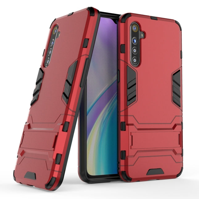 Shockproof PC + TPU Protective Case with Holder, For OPPO Realme XT & K5