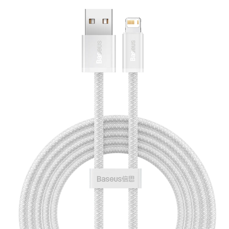 Cable de datos de carga rápida USB a 8 pines de 2,4 A, serie dinámica Baseus CALD000402, 2 m