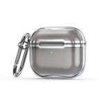 For AirPods 3 / Transparent Black + Silver