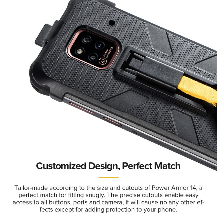 Ulefone Multifunctional TPU + PC Protective Case with Back Clip & Carabiner