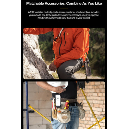 Ulefone Multifunctional TPU + PC Protective Case with Back Clip & Carabiner