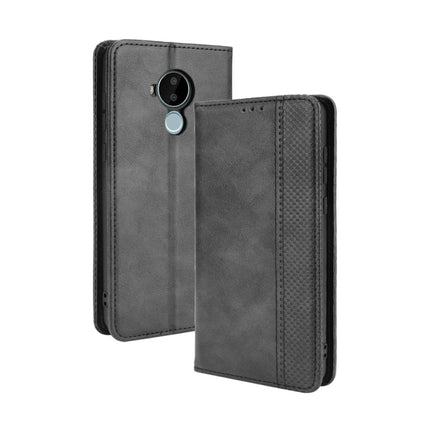 Magnetic Buckle Retro Crazy Horse Texture Horizontal Flip Leather Case with Holder & Card Slots & Photo Frame, For Fujitsu Arrows WE, For Blackview Oscal C20, For Nokia C30, For Nokia C50 5G, For Oukitel WP13 5G, For Aquos Sense6
