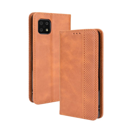 Magnetic Buckle Retro Crazy Horse Texture Horizontal Flip Leather Case with Holder & Card Slots & Photo Frame, For Oukitel WP13 5G, For Aquos Sense6, For Aquos Zero6, For Umidigi A11 Pro Max