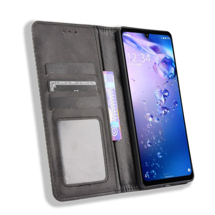 Magnetic Buckle Retro Crazy Horse Texture Horizontal Flip Leather Case with Holder & Card Slots & Photo Frame, For Aquos Zero6, For Umidigi A11 Pro Max