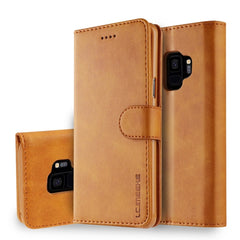 LC.IMEEKE Calf Texture Horizontal Flip Leather Case, with Holder & Card Slots & Wallet, For Galaxy S9, For Galaxy S9 Plus, For Galaxy S10, For Galaxy S10 Plus