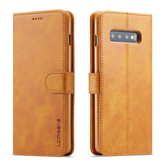 LC.IMEEKE Calf Texture Horizontal Flip Leather Case, with Holder & Card Slots & Wallet, For Galaxy S9, For Galaxy S9 Plus, For Galaxy S10, For Galaxy S10 Plus