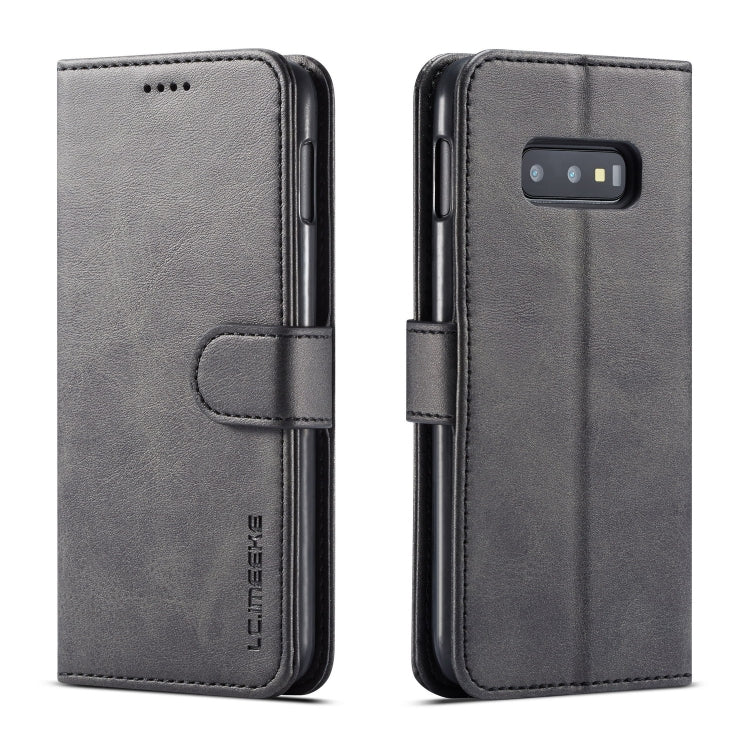 LC.IMEEKE Calf Texture Horizontal Flip Leather Case, with Holder & Card Slots & Wallet, For Galaxy S10e, For Galaxy A6 Plus (2018), For Galaxy M30, For Galaxy A70