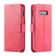 LC.IMEEKE Calf Texture Horizontal Flip Leather Case, with Holder & Card Slots & Wallet, For Galaxy S10e, For Galaxy A6 Plus (2018), For Galaxy M30, For Galaxy A70