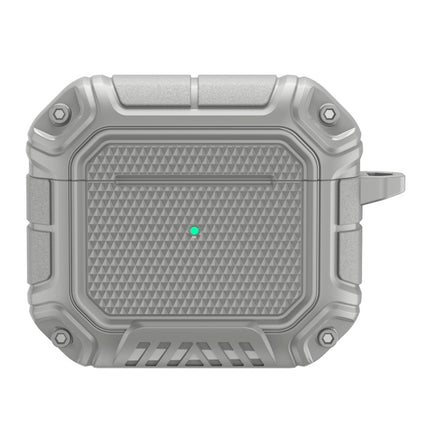 Diamond Shield Mecha TPU + PC Earphone Protective Case with Hook for AirPods 3