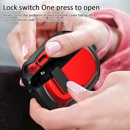 Bumblebee Armor Kopfhörer-Schutzhülle mit Schalter und Haken für Beats Studio Buds, mit Schalter