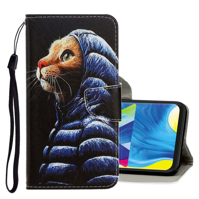3D Colored Drawing Horizontal Flip PU Leather Case with Holder & Card Slots & Wallet, For Galaxy A20 / A30
