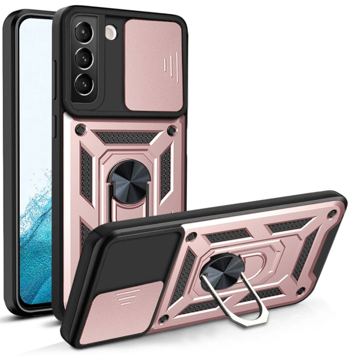 Sliding Camera Cover Design TPU+PC Protective Case, For Samaung Galaxy S22 5G, For Samaung Galaxy S22+ 5G, For Samaung Galaxy S22 Ultra 5G