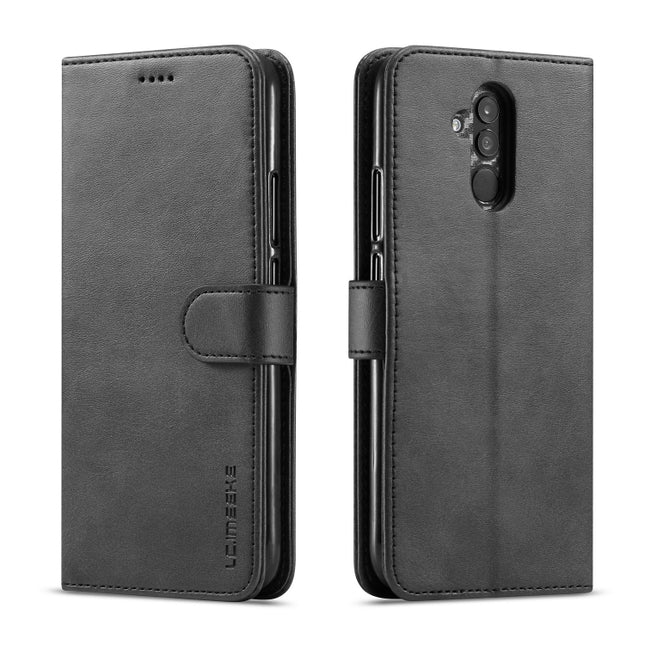 LC.IMEEKE Calf Texture Horizontal Flip Leather Case, with Holder & Card Slots & Wallet, For Huawei Mate 20 Lite / Maimang 7