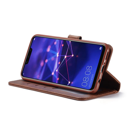 LC.IMEEKE Calf Texture Horizontal Flip Leather Case, with Holder & Card Slots & Wallet, For Huawei Mate 20 Lite / Maimang 7