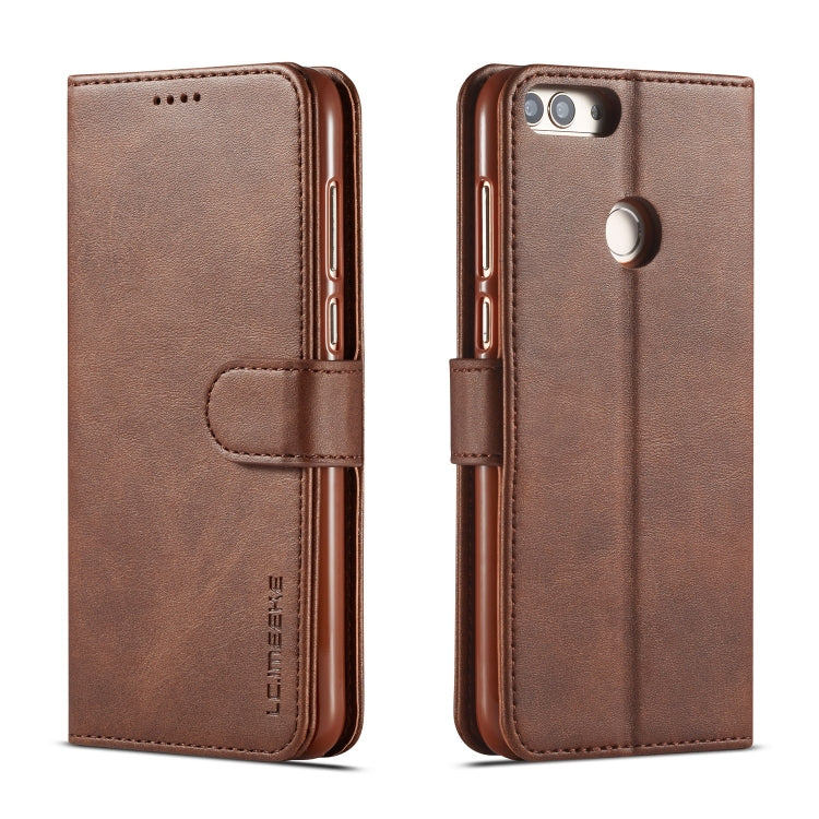 LC.IMEEKE Calf Texture Horizontal Flip Leather Case, with Holder & Card Slots & Wallet, For Huawei P smart /Enjoy 7S, For Huawei P20 Lite / Nova 3e, For Huawei P20 Pro, For Huawei P Smart Plus (2019)