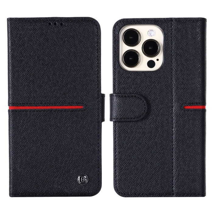 GEBEI Horizontal Flip Schutzhülle aus vollnarbigem Leder mit Halter &amp; Kartenfächern &amp; Geldbörse &amp; Bilderrahmen, für iPhone 13, für iPhone 13 Pro, für iPhone 13 Pro Max