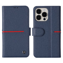 GEBEI Top-grain Leather Horizontal Flip Protective Case with Holder & Card Slots & Wallet & Photo Frame, For iPhone 13, For iPhone 13 Pro, For iPhone 13 Pro Max