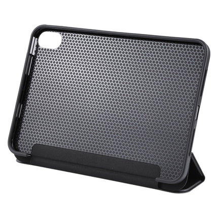 GEBEI Shockproof Horizontal Flip Tablet Leather Case with Three-folding Holder, For iPad mini 2024 / mini 6