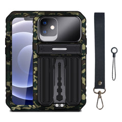 Armor Shockproof Splash-proof Dust-proof Phone Case with Holder, For iPhone 13, For iPhone 13 Pro, For iPhone 13 Pro Max, For iPhone 12, For iPhone 12 Pro, For iPhone 12 Pro Max