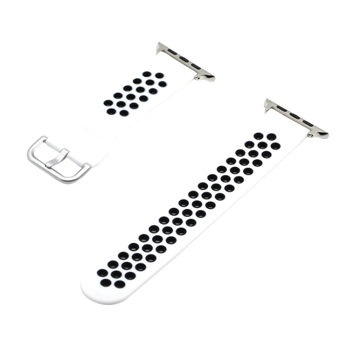 Silicone Replacement Strap Watchband For Apple Watch Series, 7 41mm / 6&SE&5&4 40mm / 3&2&1 38mm