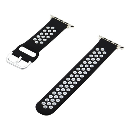 Silicone Replacement Strap Watchband For Apple Watch Series, 7 41mm / 6&SE&5&4 40mm / 3&2&1 38mm