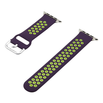Silicone Replacement Strap Watchband For Apple Watch Series, 7 41mm / 6&SE&5&4 40mm / 3&2&1 38mm