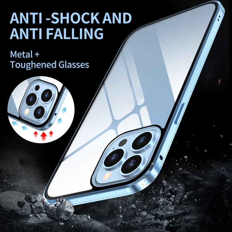 Magnetischer Metallrahmen mit Anti-Peeping-Funktion, doppelseitige Handyhülle aus gehärtetem Glas, für iPhone 13 mini, für iPhone 13, für iPhone 13 Pro, für iPhone 13 Pro Max