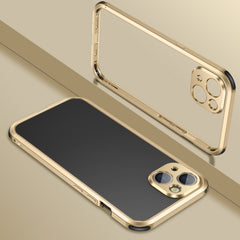 Four Corners Shockproof Metal Frame Phone Case, For iPhone 13 mini, For iPhone 13, For iPhone 13 Pro, For iPhone 13 Pro Max