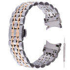 For Samsung Galaxy Watch4 40mm/44mm / Silver Rose Gold