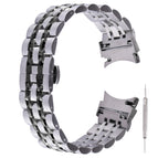 For Samsung Galaxy Watch4 40mm/44mm / Silver Black