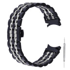 For Samsung Galaxy Watch4 40mm/44mm / Black Silver